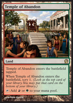 Temple of Abandon⁣ - Theros⁣ (Rare)⁣ [224]