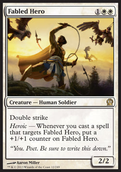 Fabled Hero⁣ - Theros⁣ (Rare)⁣ [12]