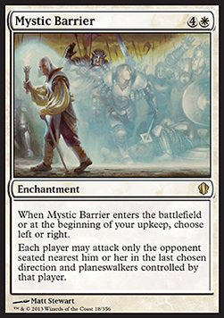 Mystic Barrier⁣ - Commander 2013⁣ (Rare)⁣ [18]