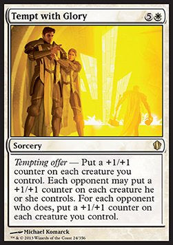 Tempt with Glory⁣ - Commander 2013⁣ (Rare)⁣ [24]