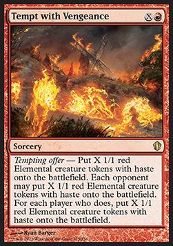 Tempt with Vengeance⁣ - Commander 2013⁣ (Rare)⁣ [125]