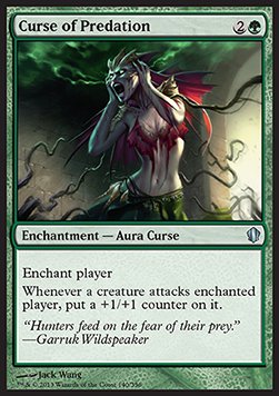 Curse of Predation⁣ - Commander 2013⁣ (Uncommon)⁣ [140]