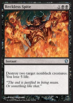 Reckless Spite⁣ - Commander 2013⁣ (Uncommon)⁣ [91]