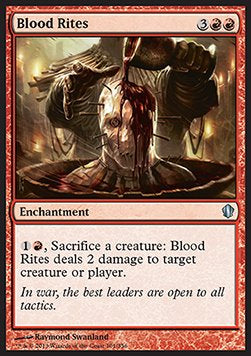 Blood Rites⁣ - Commander 2013⁣ (Uncommon)⁣ [101]