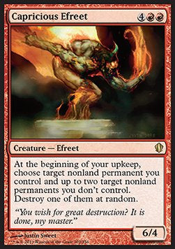Capricious Efreet⁣ - Commander 2013⁣ (Rare)⁣ [102]