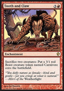 Tooth and Claw⁣ - Commander 2013⁣ (Rare)⁣ [127]