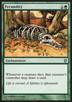 Fecundity⁣ - Commander 2013⁣ (Uncommon)⁣ [145]