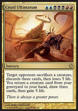 Cruel Ultimatum⁣ - Commander 2013⁣ (Rare)⁣ [182]