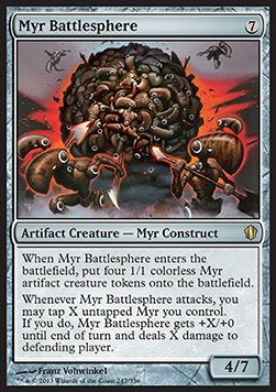 Myr Battlesphere⁣ - Commander 2013⁣ (Rare)⁣ [247]