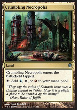 Crumbling Necropolis⁣ - Commander 2013⁣ (Uncommon)⁣ [283]
