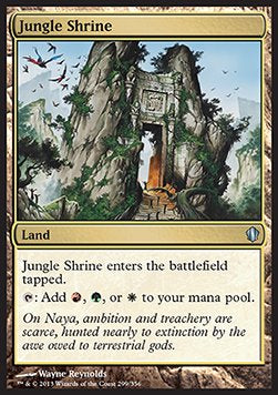 Jungle Shrine⁣ - Commander 2013⁣ (Uncommon)⁣ [299]