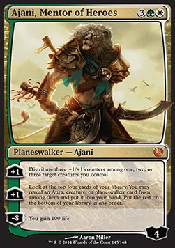 Ajani, Mentor of Heroes⁣ - Journey into Nyx⁣ (Mythic)⁣ [145]