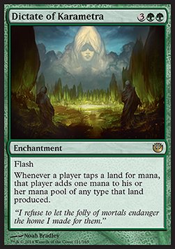 Dictate of Karametra⁣ - Journey into Nyx⁣ (Rare)⁣ [121]