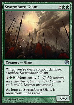 Swarmborn Giant⁣ - Journey into Nyx⁣ (Uncommon)⁣ [144]