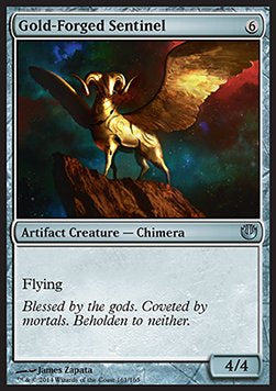 Gold-Forged Sentinel⁣ - Journey into Nyx⁣ (Uncommon)⁣ [161]