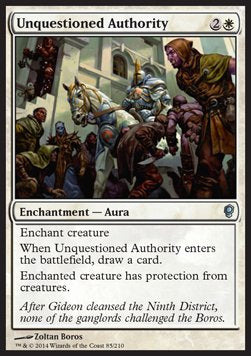 Unquestioned Authority⁣ - Conspiracy⁣ (Uncommon)⁣ [85]