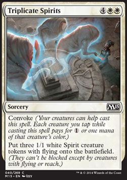 Triplicate Spirits⁣ - Magic 2015⁣ (Common)⁣ [40]