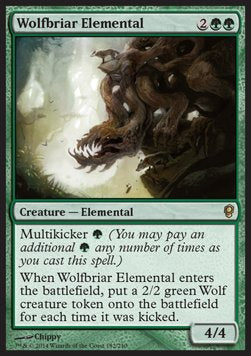 Wolfbriar Elemental⁣ - Conspiracy⁣ (Rare)⁣ [182]