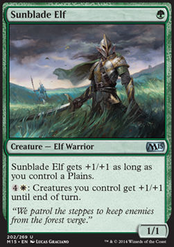 Sunblade Elf⁣ - Magic 2015⁣ (Uncommon)⁣ [202]