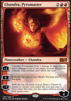 Chandra, Pyromaster⁣ - Magic 2015⁣ (Mythic)⁣ [134]