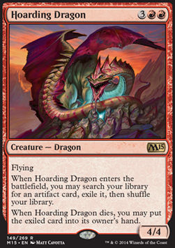 Hoarding Dragon⁣ - Magic 2015⁣ (Rare)⁣ [149]