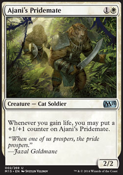 Ajani's Pridemate⁣ - Magic 2015⁣ (Uncommon)⁣ [2]