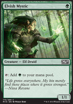 Elvish Mystic⁣ - Magic 2015⁣ (Common)⁣ [173]