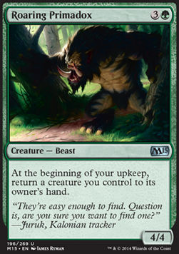 Roaring Primadox⁣ - Magic 2015⁣ (Uncommon)⁣ [196]