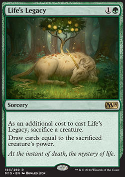 Life's Legacy⁣ - Magic 2015⁣ (Rare)⁣ [183]