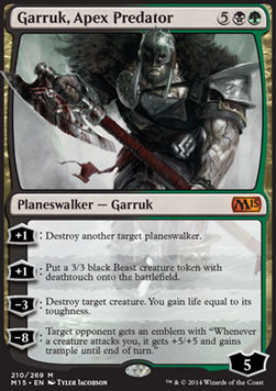 Garruk, Apex Predator⁣ - Magic 2015⁣ (Mythic)⁣ [210]
