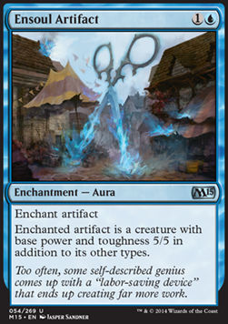 Ensoul Artifact⁣ - Magic 2015⁣ (Uncommon)⁣ [54]