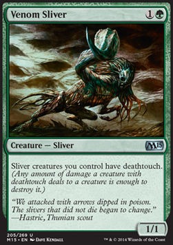 Venom Sliver - Magic 2015 (Uncommon) [M15-205]