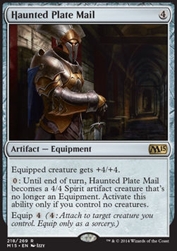 Haunted Plate Mail⁣ - Magic 2015⁣ (Rare)⁣ [218]