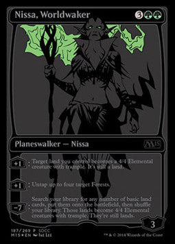 Nissa, Worldwaker⁣ - San Diego Comic-Con 2014 Promos⁣ (Mythic)⁣ [187]