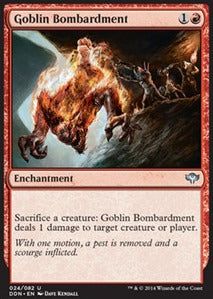 Goblin Bombardment⁣ - Duel Decks: Speed vs. Cunning⁣ (Uncommon)⁣ [24]