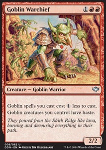 Goblin Warchief - Duel Decks: Speed vs. Cunning (Uncommon) [DDN-9]