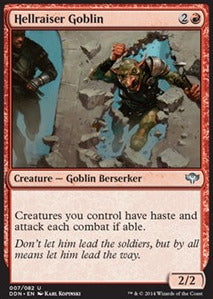 Hellraiser Goblin⁣ - Duel Decks: Speed vs. Cunning⁣ (Uncommon)⁣ [7]