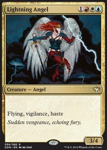 Lightning Angel⁣ - Duel Decks: Speed vs. Cunning⁣ (Rare)⁣ [56]