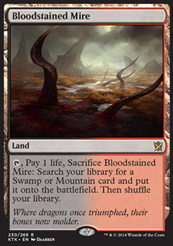 Bloodstained Mire⁣ - Khans of Tarkir⁣ (Rare)⁣ [230]
