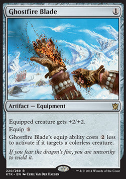 Ghostfire Blade⁣ - Khans of Tarkir⁣ (Rare)⁣ [220]