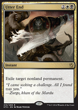 Utter End⁣ - Khans of Tarkir⁣ (Rare)⁣ [210]