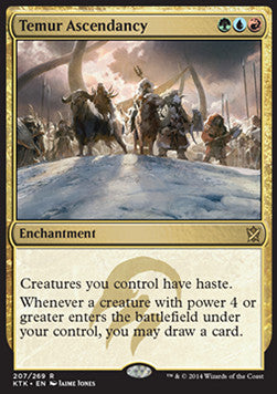 Temur Ascendancy⁣ - Khans of Tarkir⁣ (Rare)⁣ [207]