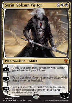 Sorin, Solemn Visitor⁣ - Khans of Tarkir⁣ (Mythic)⁣ [202]