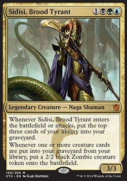 Sidisi, Brood Tyrant⁣ - Khans of Tarkir⁣ (Mythic)⁣ [199]