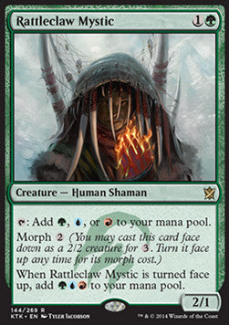 Rattleclaw Mystic⁣ - Khans of Tarkir⁣ (Rare)⁣ [144]