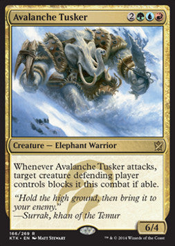 Avalanche Tusker⁣ - Khans of Tarkir⁣ (Rare)⁣ [166]