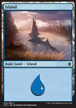 Island (V.1)⁣ - Khans of Tarkir⁣ (Land)⁣ [254]