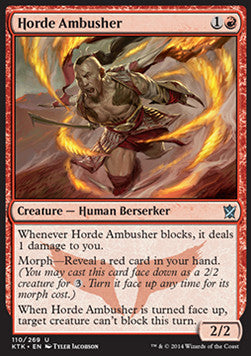 Horde Ambusher⁣ - Khans of Tarkir⁣ (Uncommon)⁣ [110]