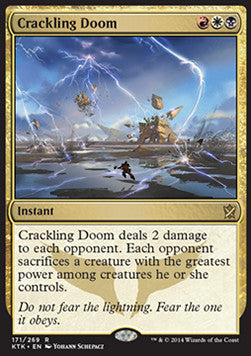 Crackling Doom⁣ - Khans of Tarkir⁣ (Rare)⁣ [171]