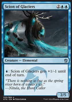 Scion of Glaciers⁣ - Khans of Tarkir⁣ (Uncommon)⁣ [53]